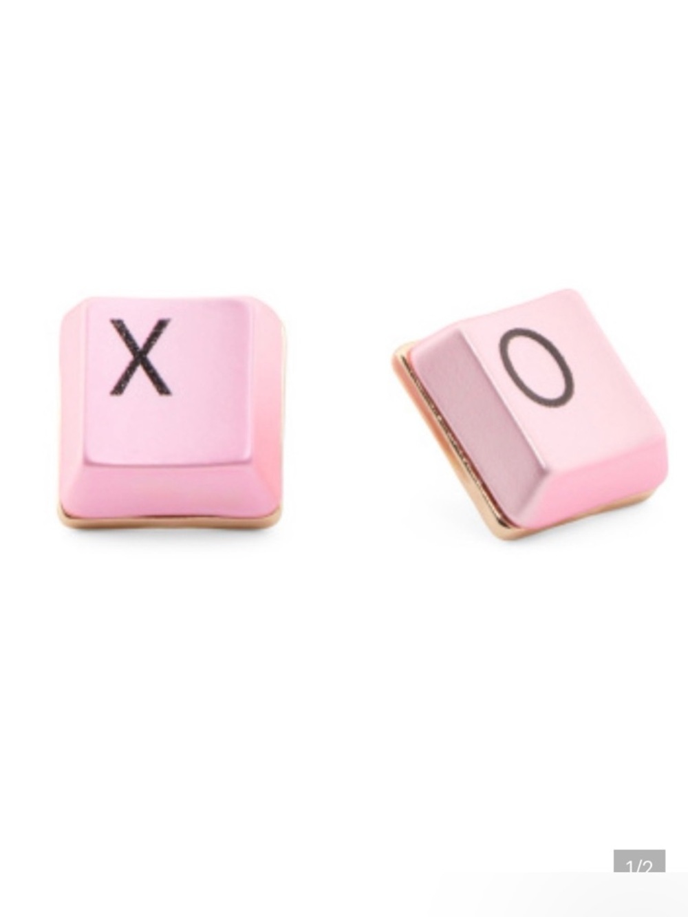 BETSEY JOHNSON KEYBOARD STUD EARRINGS - NWT